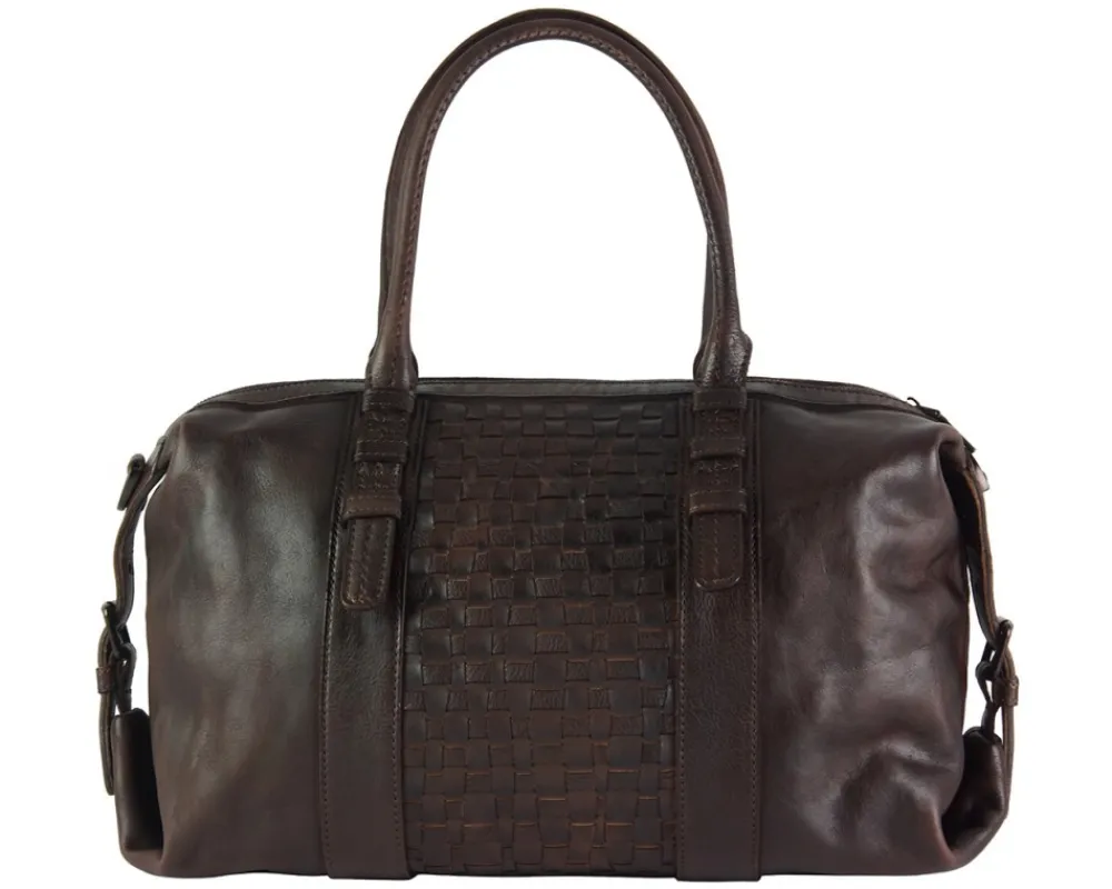 Agnese Leather Handbag*Florence Clearance