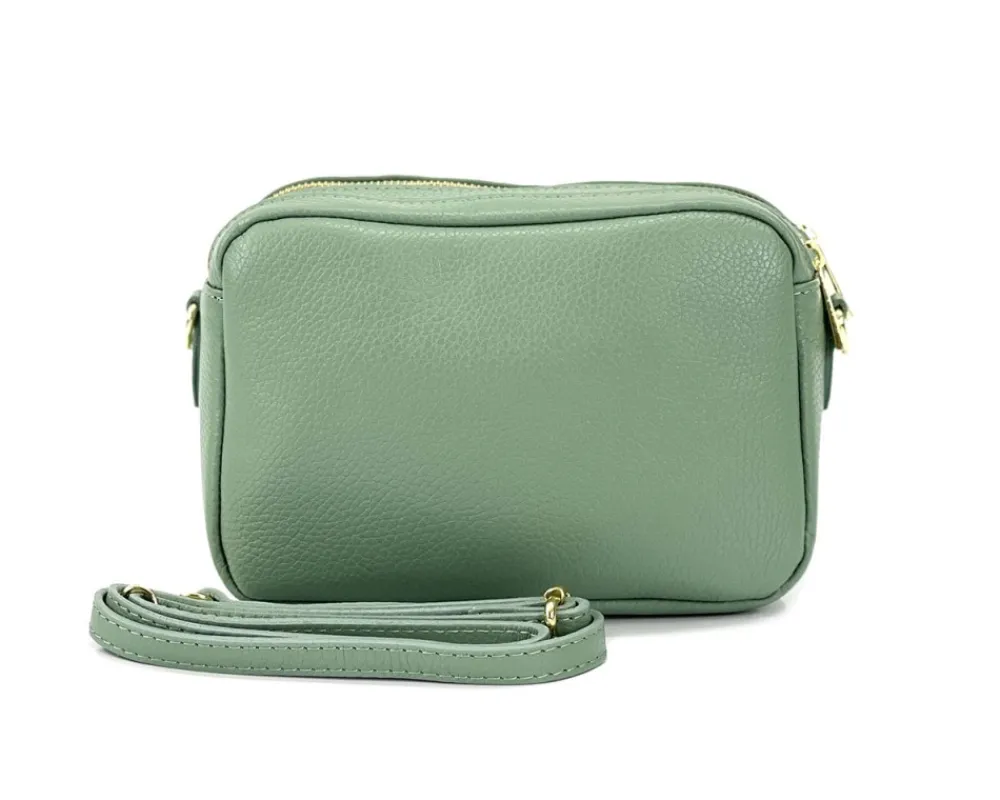 Amara GM Leather Shoulder Bag*Florence Outlet