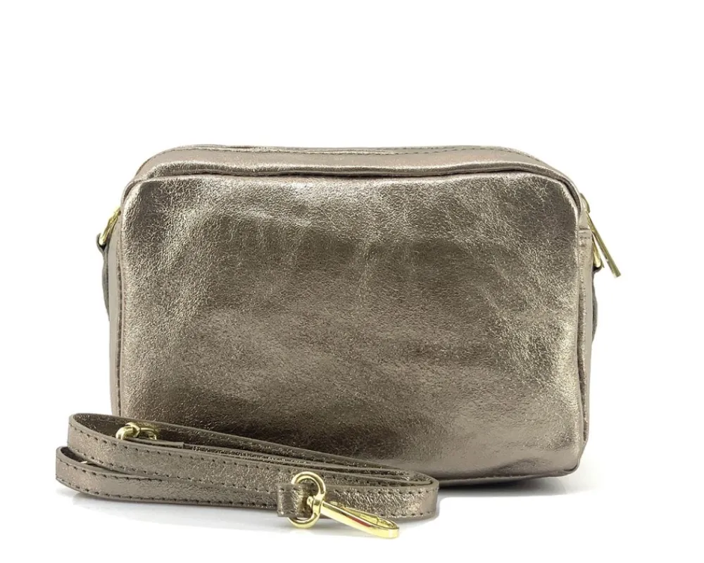 Amara GM Leather Shoulder Bag*Florence Outlet