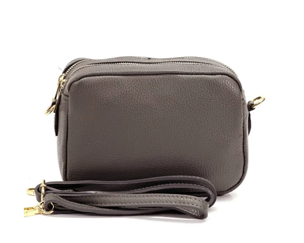 Amara GM Leather Shoulder Bag*Florence Outlet