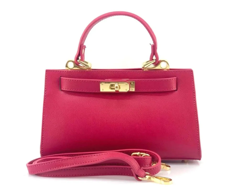 Ambra Leather Handbag*Florence Hot