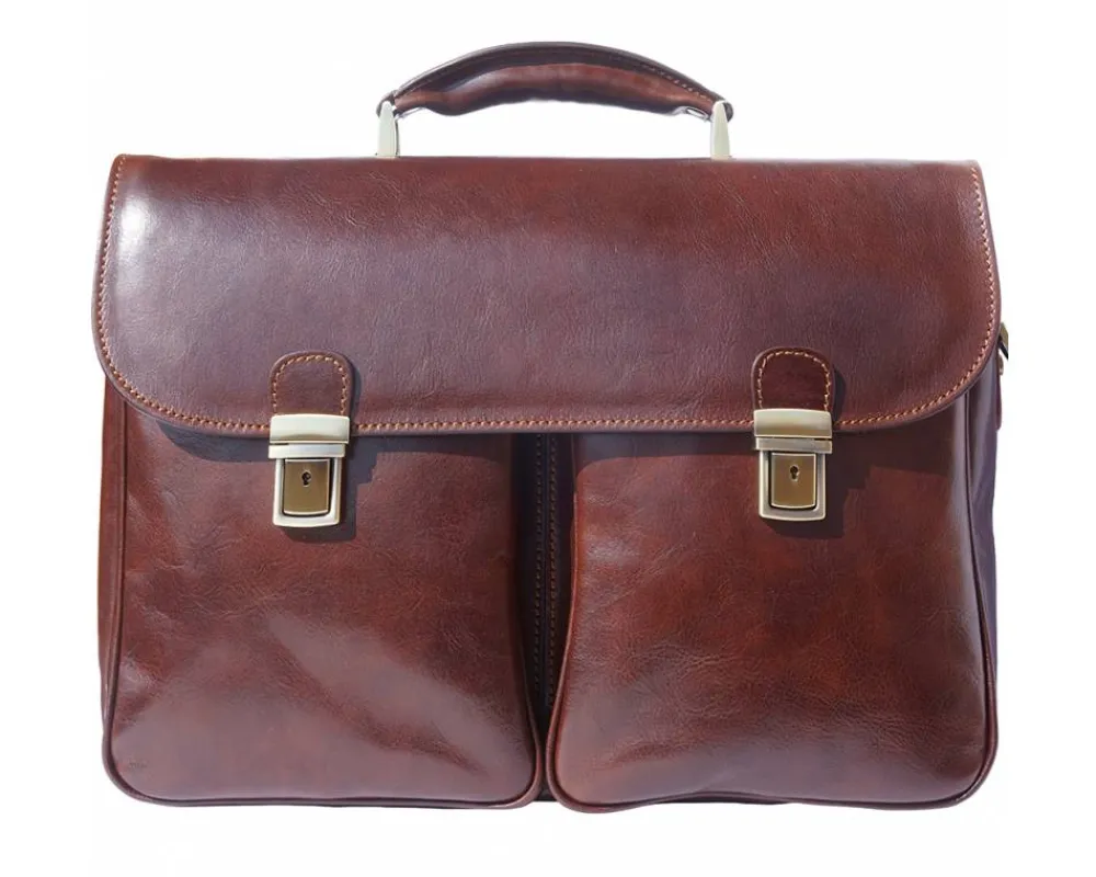 Andrea Leather Business briefcase*Florence Sale