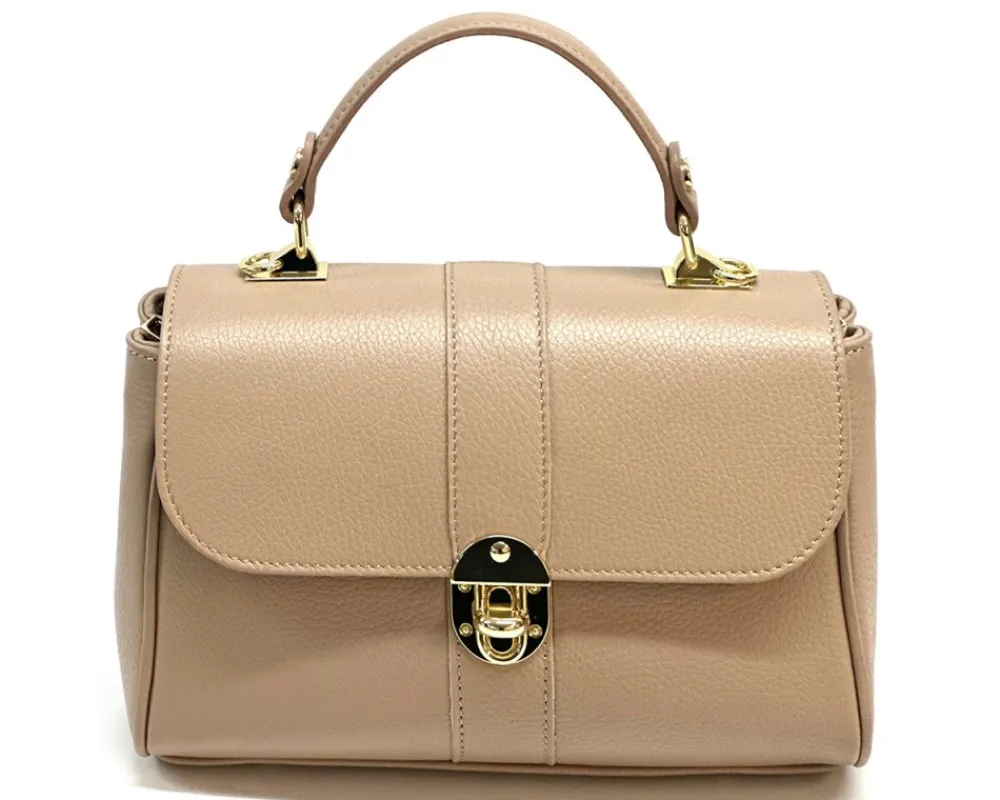 Bowling leather bag*Florence Fashion