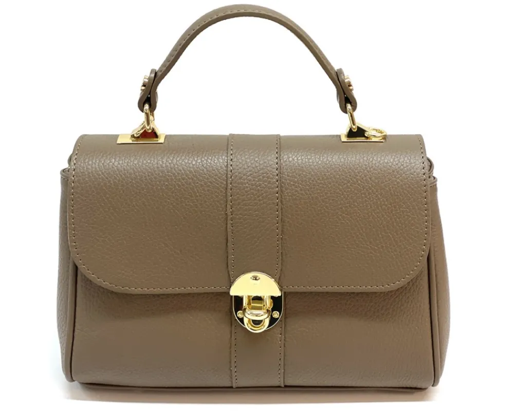 Bowling leather bag*Florence Fashion