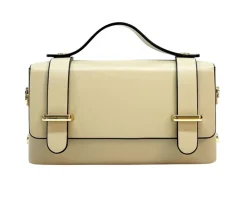 Bruna Mini Structured Leather Handbag*Florence Hot