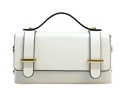 Bruna Mini Structured Leather Handbag*Florence Hot