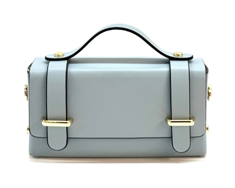Bruna Mini Structured Leather Handbag*Florence Hot