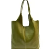 Claudia leather shoulder bag*Florence Discount