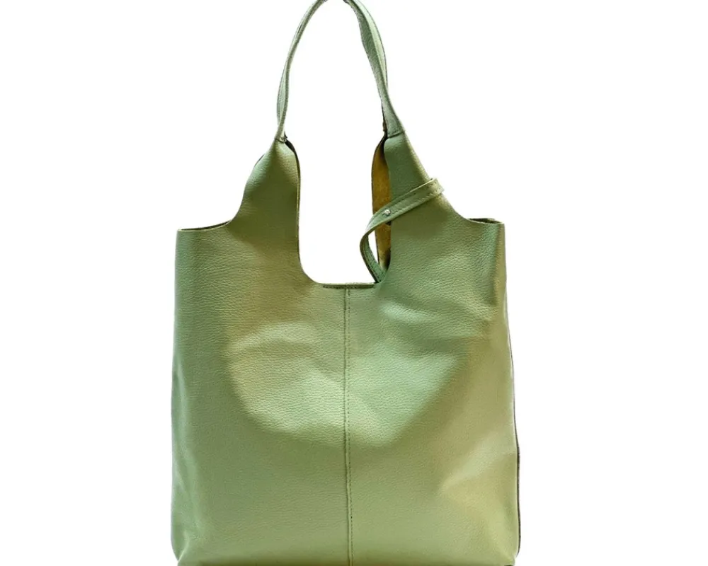 Claudia leather shoulder bag*Florence Discount