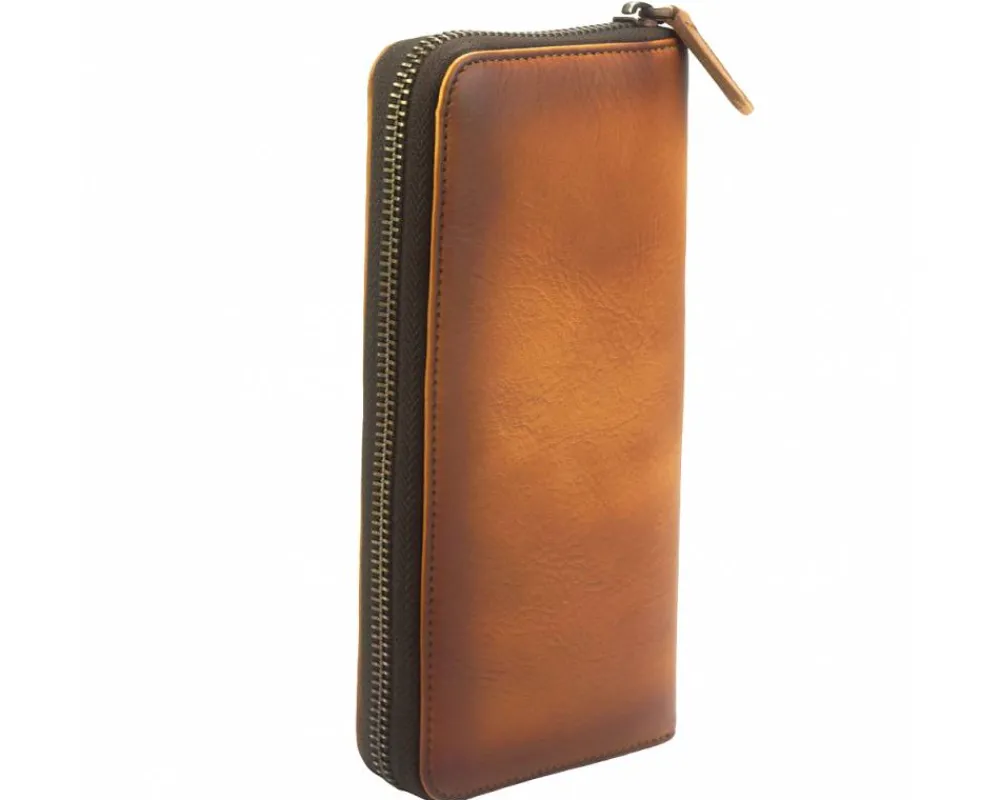 Clemenza Vintage leather wallet*Florence Hot