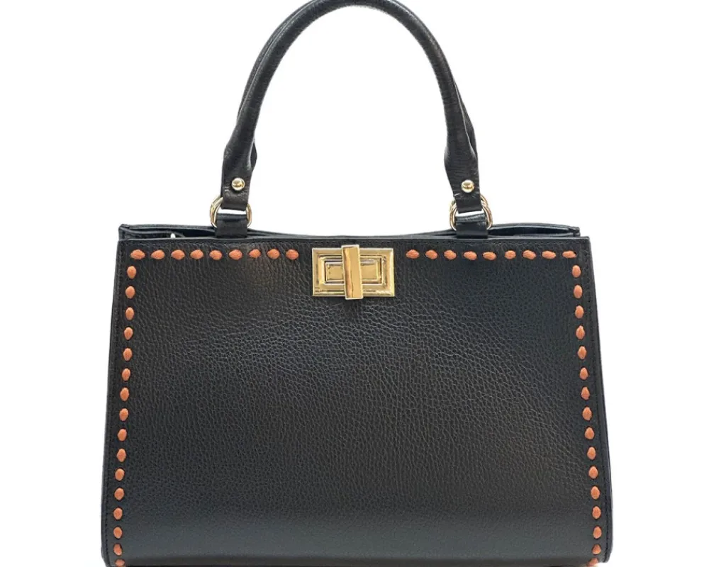 Clizia Leather Handbag*Florence New