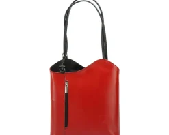 Cloe Leather Convertible Shoulder Bag and Backpack*Florence Outlet