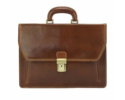 Corrado Leather Briefcase*Florence New