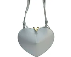 Cuoretta Mini Heart-Shaped Leather Crossbody Bag*Florence Discount