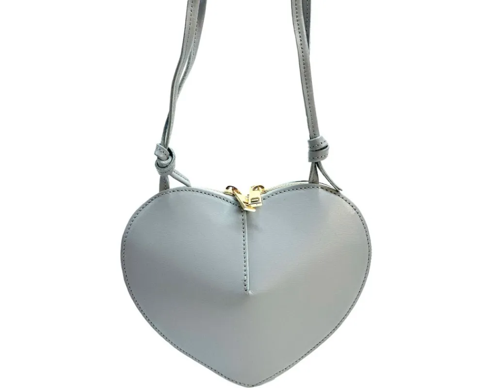 Cuoretta Mini Heart-Shaped Leather Crossbody Bag*Florence Discount