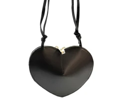 Cuoretta Mini Heart-Shaped Leather Crossbody Bag*Florence Discount