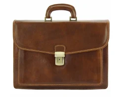 Dalmazio Leather Briefcase*Florence Clearance