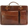 Daniele GM leather briecase*Florence Best