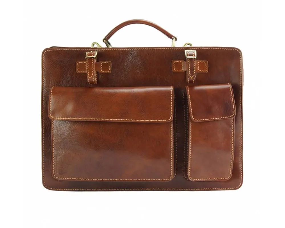 Daniele leather briecase*Florence Best