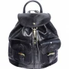 Davide leather backpack*Florence Clearance