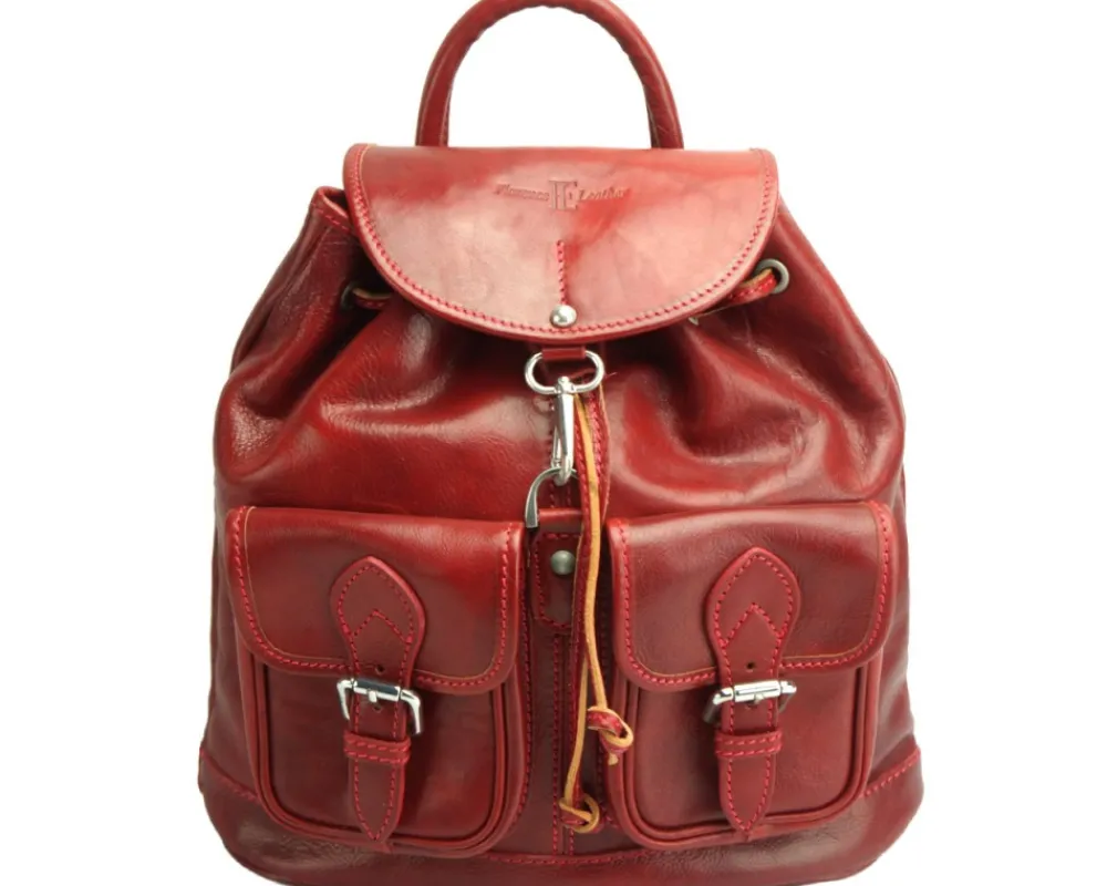 Davide leather backpack*Florence Clearance