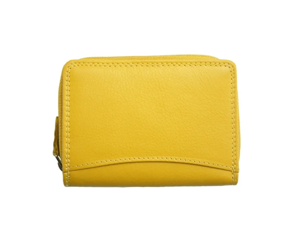 Diamante Compact and Elegant Leather Wallet*Florence Best