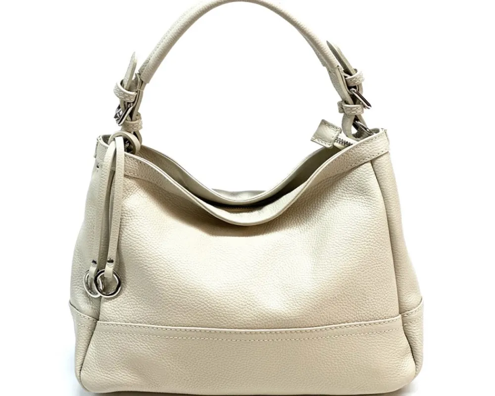 Elena Hobo Italian Leather Shoulder Bag*Florence Clearance