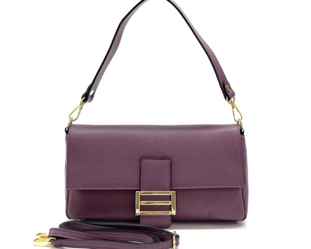 Elisabetta Shoulder Calf-Skin Leather Bag*Florence Best