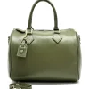 Erminia GM cow leather handbag*Florence Discount