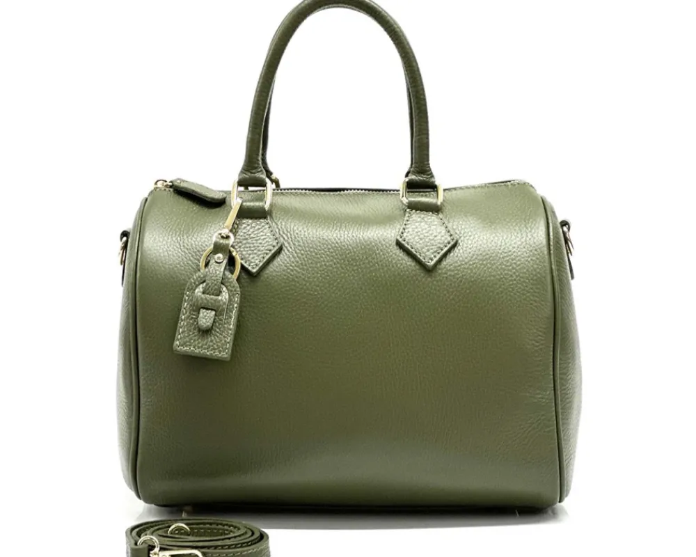 Erminia GM cow leather handbag*Florence Discount