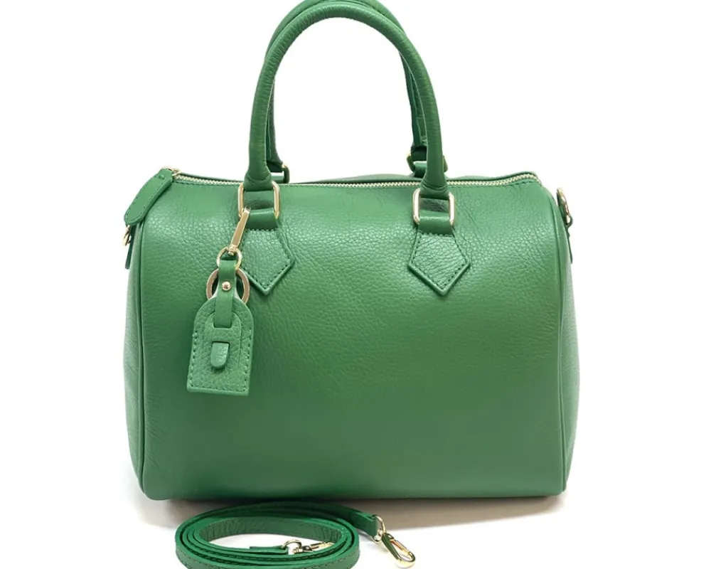 Erminia GM cow leather handbag*Florence Discount