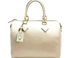 Erminia GM cow leather handbag*Florence Discount