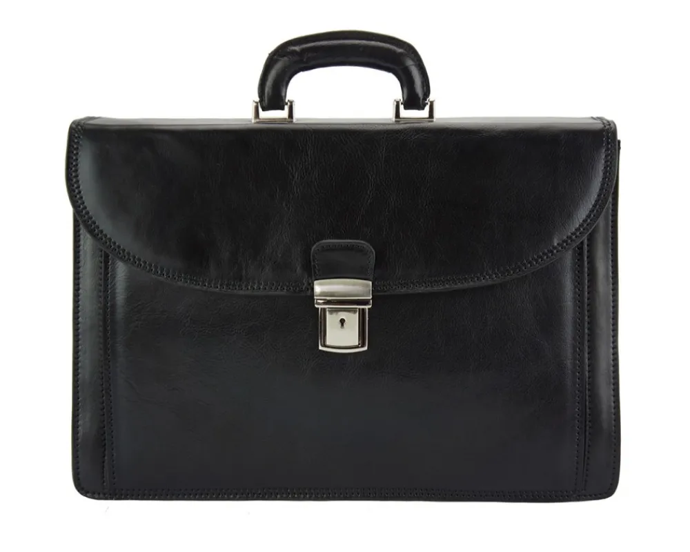 Filippo Leather Business Briefcase*Florence Fashion