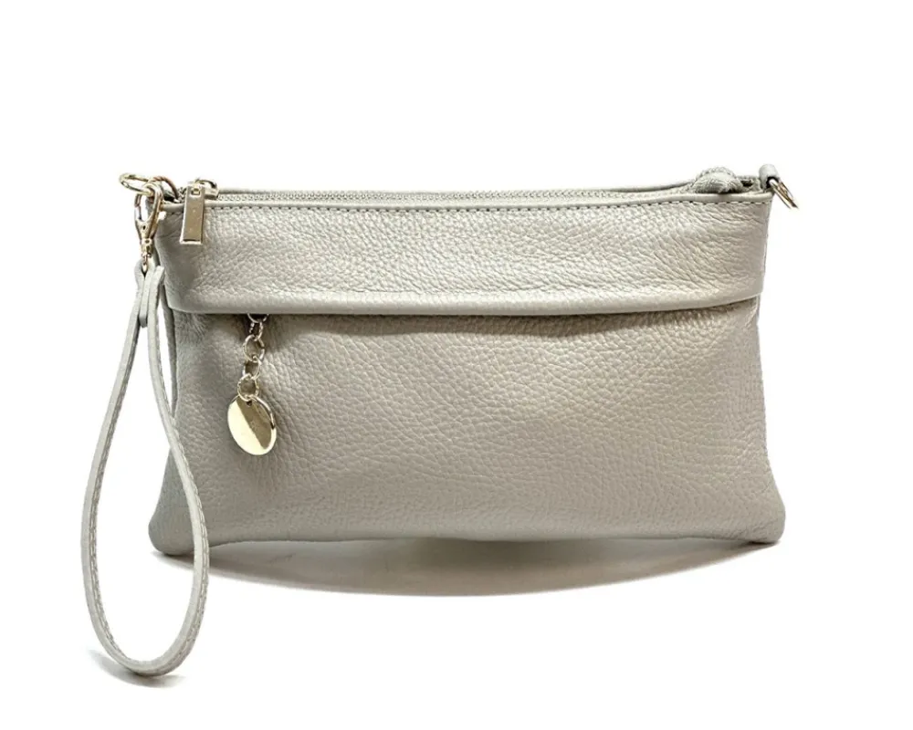 Fiorina Leather Clutch Bag*Florence Discount
