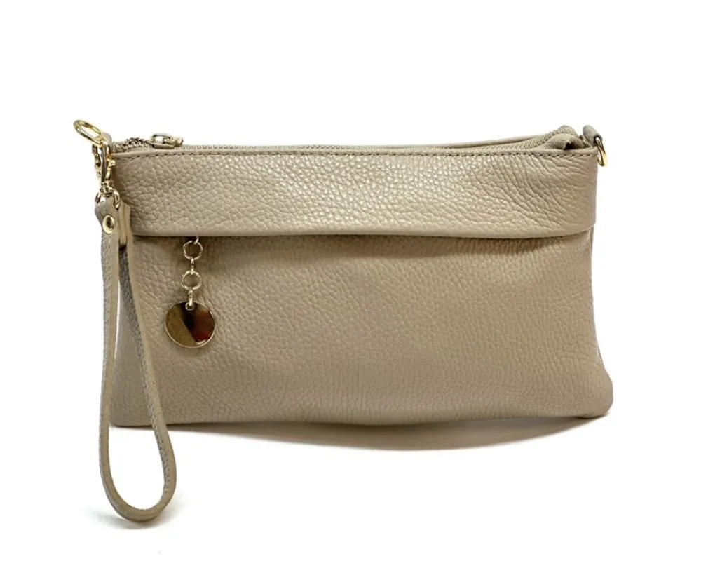 Fiorina Leather Clutch Bag*Florence Discount