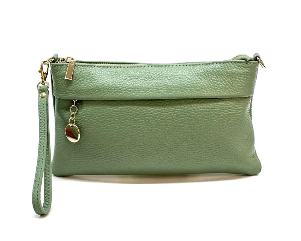 Fiorina Leather Clutch Bag*Florence Discount