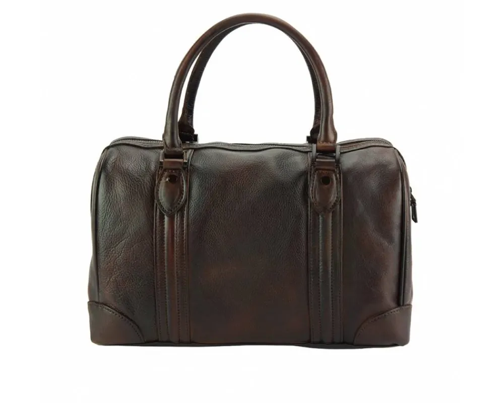Fulvia Leather Boston Bag*Florence New