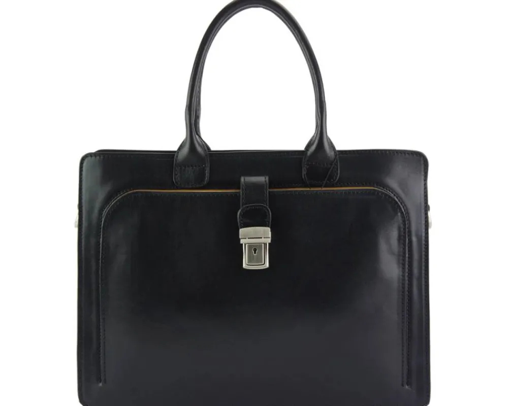Giacinto leather business bag*Florence Sale