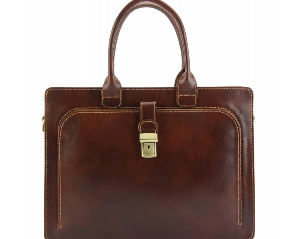 Giacinto leather business bag*Florence Sale