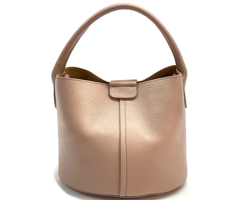 Grazia Leather Bucket Bag*Florence Discount