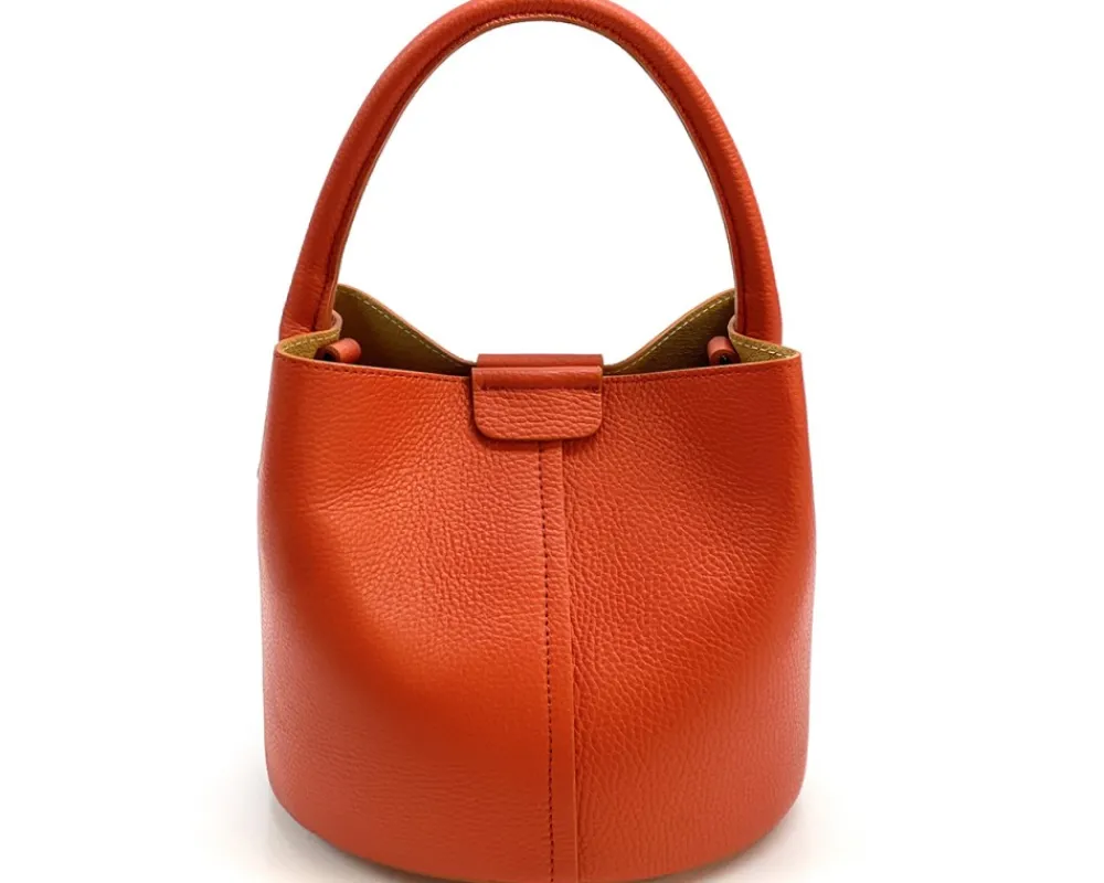 Grazia Leather Bucket Bag*Florence Discount