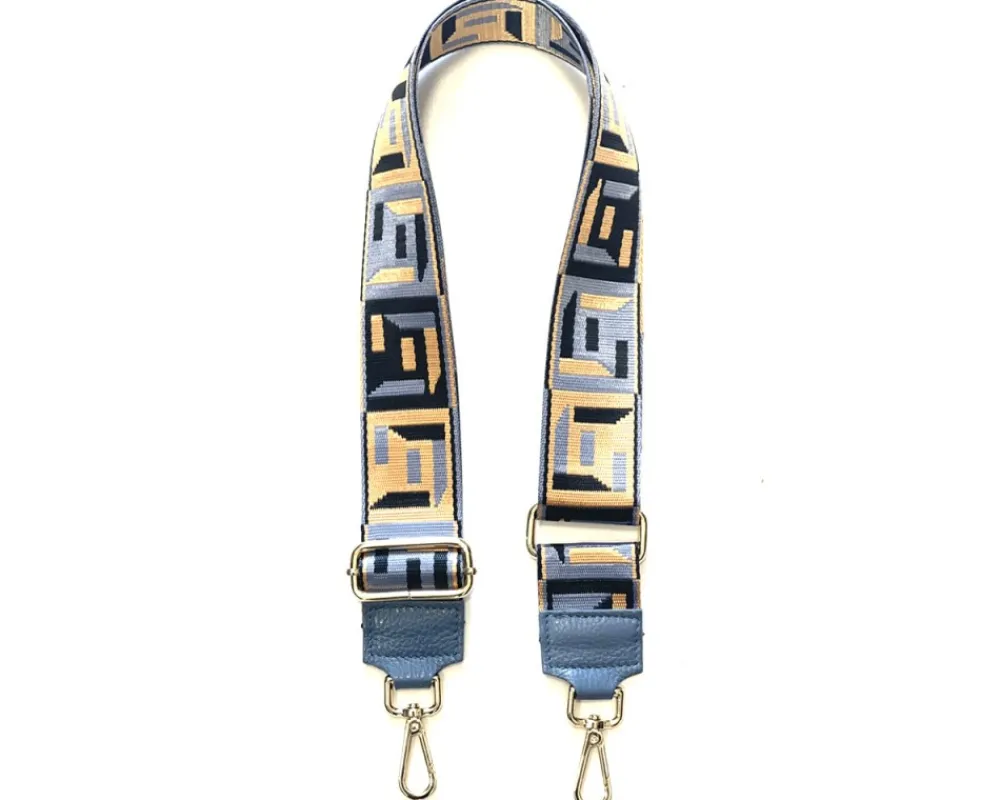 Jacquard Shoulder Strap - Geometric Pattern*Florence Fashion