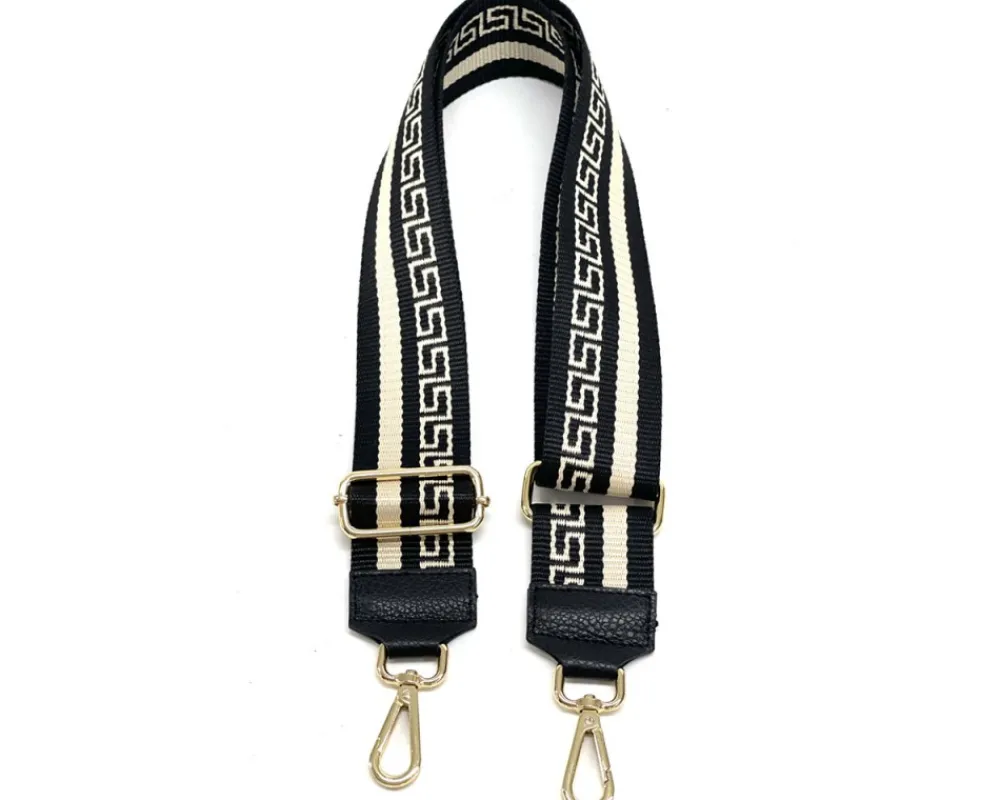 Jacquard Shoulder Strap - Greek Key Design*Florence Online