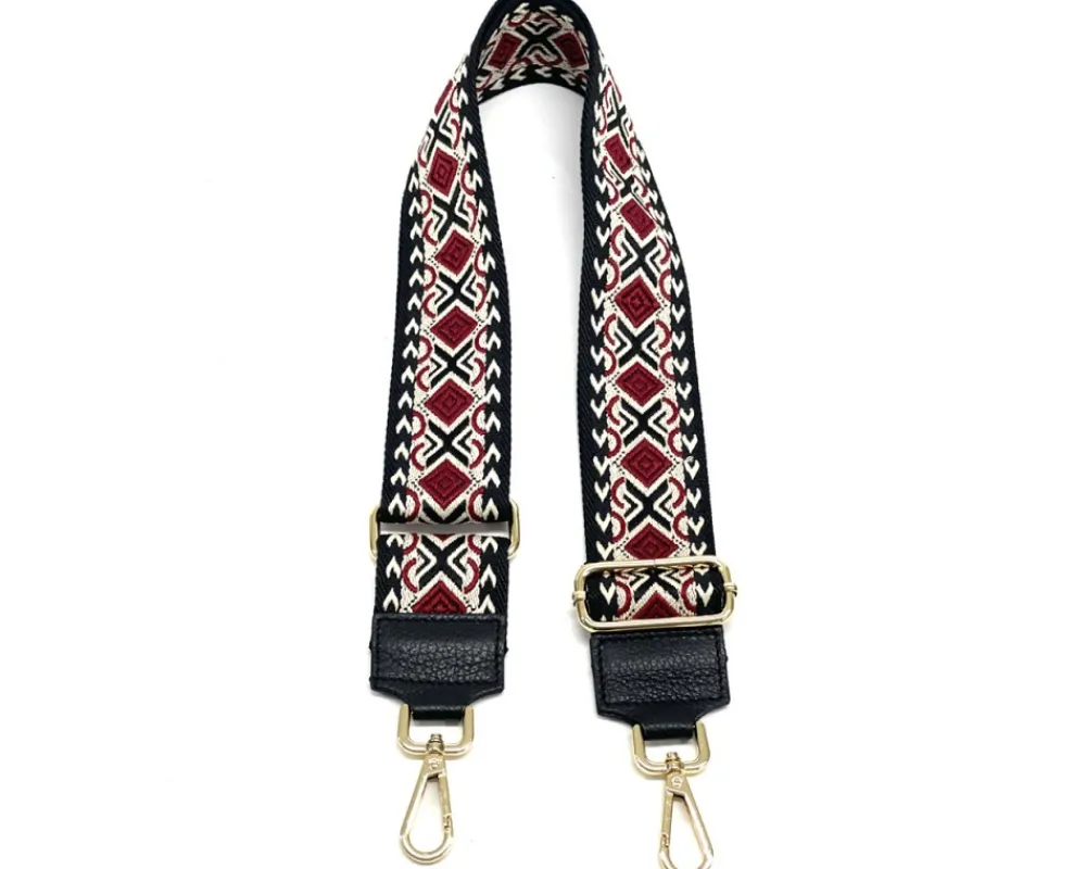 Jacquard Shoulder Strap - Tribal-Inspired Design*Florence Discount