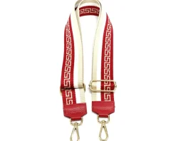 Jacquard Shoulder Strap - Greek Key Design*Florence Online