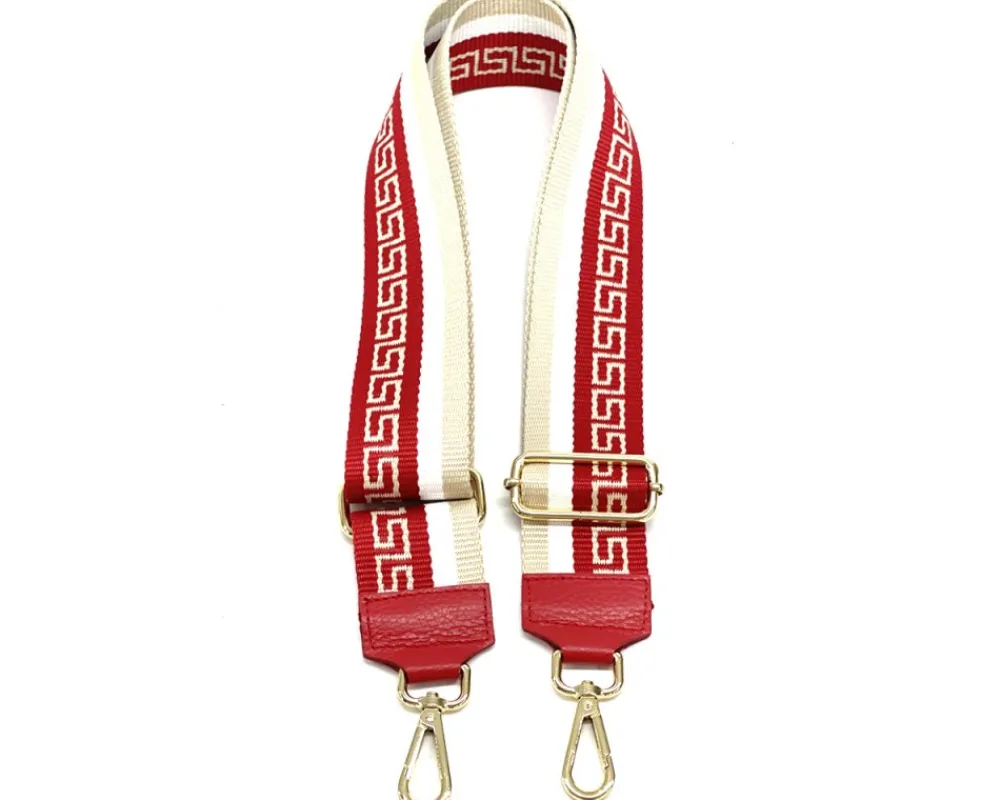 Jacquard Shoulder Strap - Greek Key Design*Florence Online