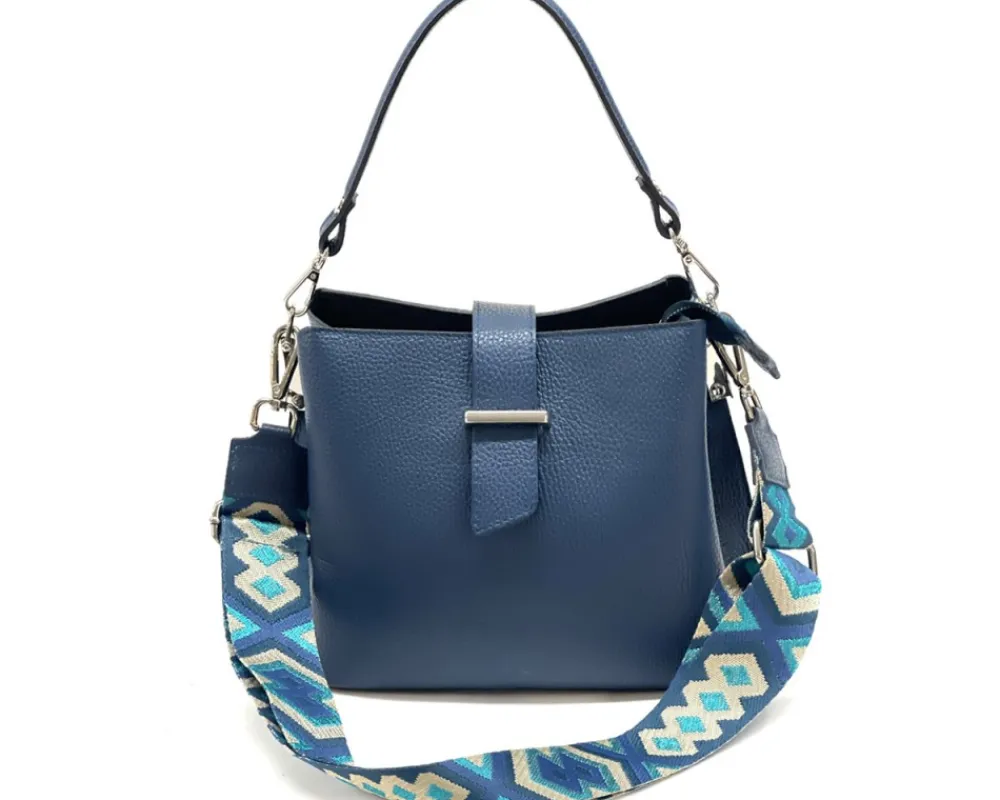 Kristen T leather shoulder bag*Florence Sale