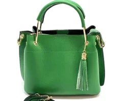 Lorena leather Handbag*Florence Discount