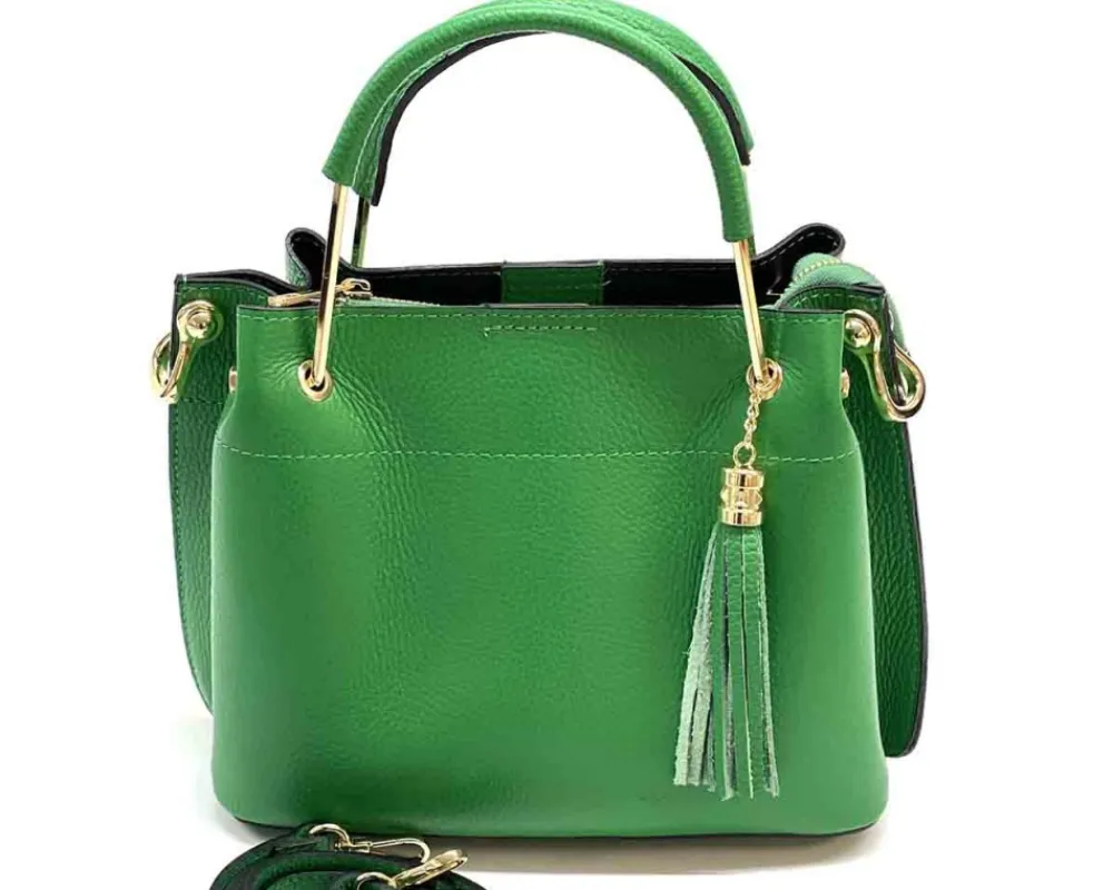 Lorena leather Handbag*Florence Discount