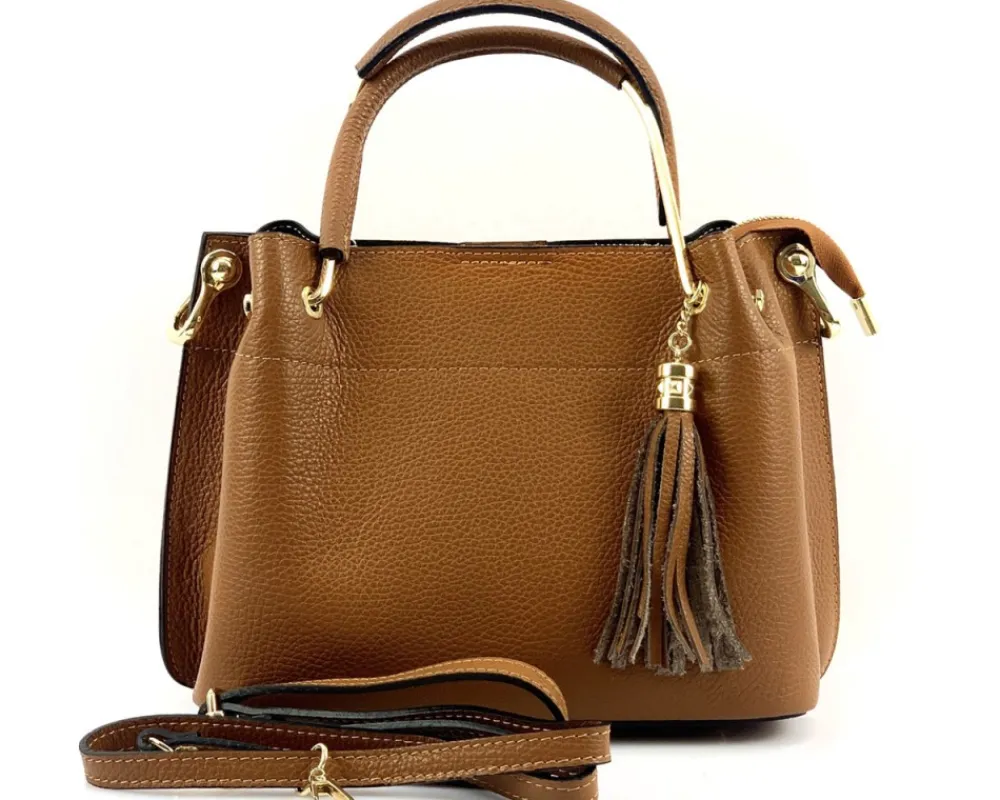 Lorena leather Handbag*Florence Discount